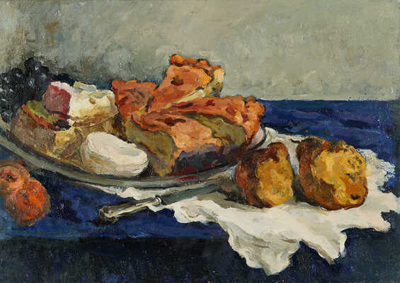 Сретенский Григорий Александрович. Натюрморт с виноградом 